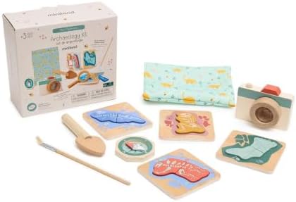 Miniland Outdoor Explorer Set, Archaeology Kit for Kids - Archaeology Kit by MinilandEducational