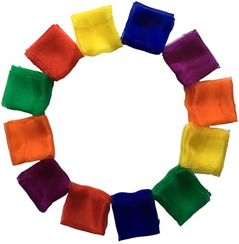 AIVIAI Dance Scarves Music Scarves for Children Movement and Juggling 12pcs - Image 3