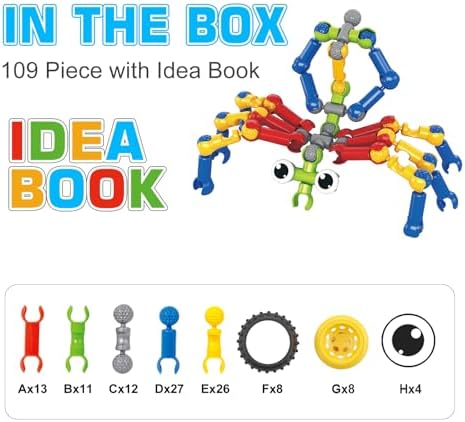 Huaker STEM Building Toys for 3 4 5 6 7 8 Year Old Boys Girls Birthday Gift - Image 2