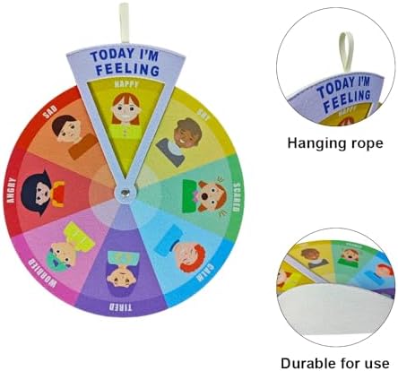 Kids Emotion Wheel, Feelings Wheel, Feelings Kid Charts, Expression Emotions Chart, Emotional Toys for Toddlers and preschoolers - Image 6