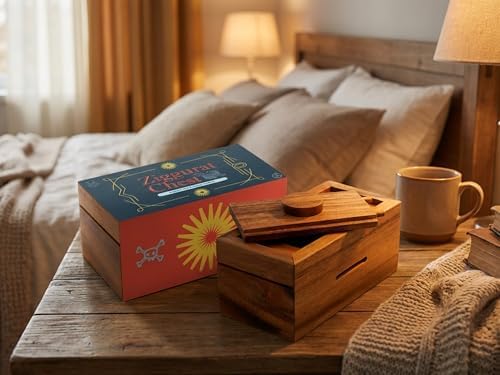 BSIRI Ziggurat Chest Secret Box for Adults Brain Teaser Wooden Money Puzzle Boxes for Cash with Hidden Compartments Ideal Mystery Jewelry 3D Items Puzzle Lock Gift Holder Card and Money Puzzles Toy - Image 5