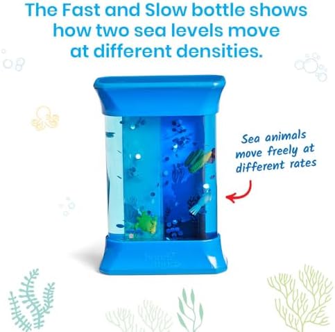 hand2mind Exploring Ocean Forces Sensory Bottles, Science Toys, Ages 3+ - Image 5