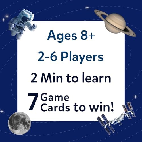 Skillmatics Guess in 10 – NASA Space, Educational Card Game, Gift for Kids - Image 6