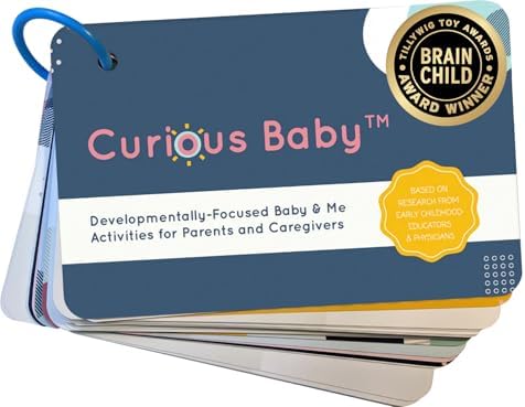 Curious Baby™ Award Winning 40+ Activities for Baby & Me (0-12 Months) | Developmentally-Focused and Stimulating Creative Playtime Ideas for Baby & Me | Includes Black/White High-Contrast Cards by CuriousBaby%E2%84%A2%EF%B8%8F
