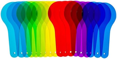 18 Pcs Color Paddles - Engaging Color Mixing Toys for Kids by Odoorgames