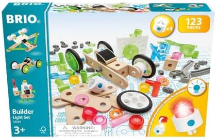 BRIO 34593 Builder Light Set | Wooden Toy Train Set for Kids Age 3 and Up - Image 5