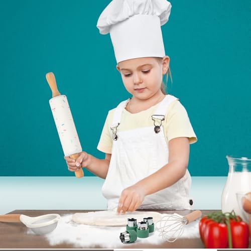 17 Pcs Kids Knife Set for Real Cooking, Montessori Kitchen Tools for Kids - Image 6
