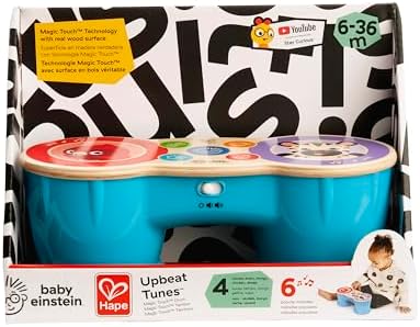 Baby Einstein Upbeat Tunes Magic Touch Wooden Drum​ Musical Toy, Ages 6 Months + - Image 6