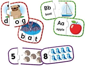 Learning Resources Preschool Puzzle Cards, ABCs, Counting & 3-Letter Words, Ages 3+ - Image 5
