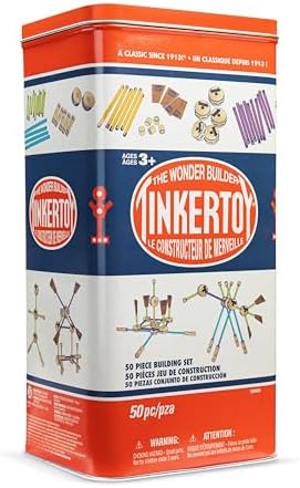 Tinkertoy - Retro Building Set Tin - 50 Pieces - Image 3