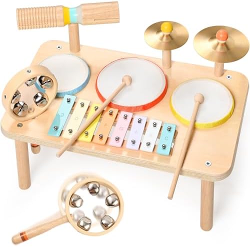 WINGYZ Kids Drum Set, 9-in-1 Montessori Toys by wingyz