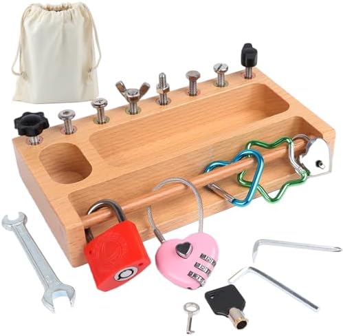 Occupational Therapy Tools Montessori Screwdriver Board Set by TOUHKANKIDSTOYS
