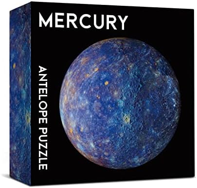 Antelope - 1000 Piece Mercury Jigsaw Puzzle for Adults, Space Planet Round Circle Solar System Puzzle, High Resolution, Matte Finish, No Dust - Image 4