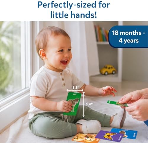 Skillmatics First 100 Animals – Flash Cards for Toddlers, Montessori Game - Image 4