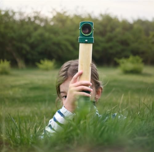 Hape Hide &-Seek Periscope| Bamboo & Plant Plastic Periscope for Hide &-Seek & Spy Games for Children Ages 5 & Up, Green (E5569) - Image 2
