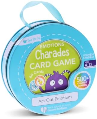 Open The Joy Emotions Charades Card Game – Kids Feelings Family Fun by OpenTheJoy