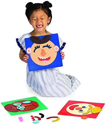 Manhattan Toy Making Faces 34-Piece Bilingual Emotion Toy for Kids 3 Years and Up for English and French Learning - Image 2