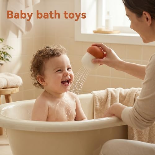 ibwaae Silicone Nesting Dolls for Kids Easter Toys 2-in-1 Russian Nesting Dolls & Stacking Toy Montessori Educational Bath Toys Toddler Gifts - Image 4