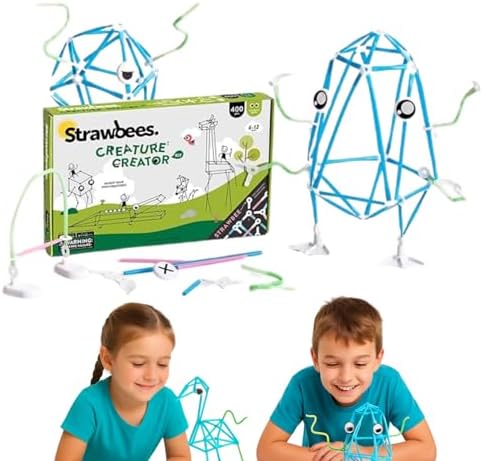 Strawbees Creature Creator Kit I Building Toys I Straws and Connectors by Strawbees