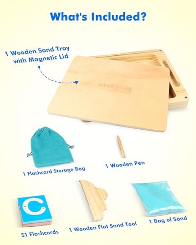 Sand Tray for Classroom - Montessori Sand Writing Trays with Lid - Image 2