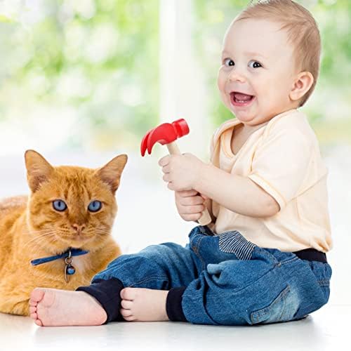 Fowecelt Wooden Hammer Toys Simulation Hammers Maintenance Tools Educational Toys for Kids Birthday Party Games Supplies - Image 7