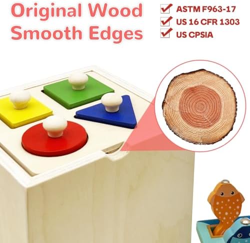 Wooden Montessori Toys for Boys and Girls 2 Years Old - Image 2