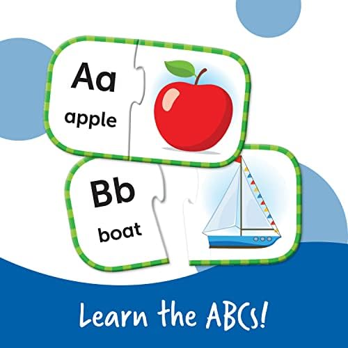Learning Resources ABC Puzzle Cards, Kindergarten Readiness, Self Correcting Puzzles, Alphabet Learning Games, Puzzles for Toddlers, Ages 3+ - Image 2
