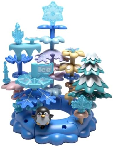 Flower Garden Building Toy, Polar STEM Blocks by SUPUZZ