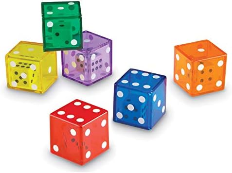 Learning Resources Jumbo Dice in Dice - Math Manipulative Cubes, Board Game Accessories, Counting Numbers, Party Gifts, Preschool, Teacher Supplies, Classroom Must Haves Pack, HomeschoolActivities - Image 2