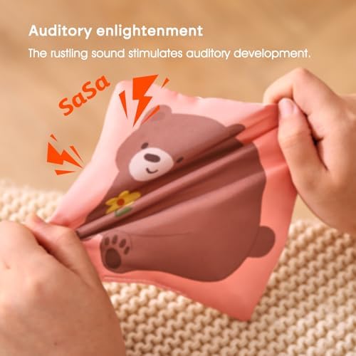 Youuys Baby Tissue Box Toy for Babies 6-12 Months, Montessori Sensory Toys for 1 Year Old Boy, Infant Toy with Crinkle Tissues & Fine Motor, for 6 9 12 18 Months Old Kids 1st Birthday - Image 6