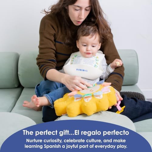 Birdsong Cuéntale al Sol (Count with the Sun) Bilingual Baby Musical Plush Toy – Spanish & English Counting 1–10 Toy for Babies 0+, Sensory Infant Toy, Bilingual Baby Gift - Image 2