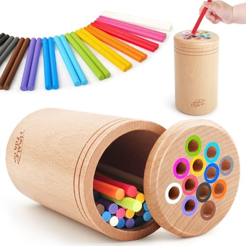 Montessori Toys for 1 2 Year Old Solid Wood Fine Motor Toy for 12 Month Old by SMALLFISH
