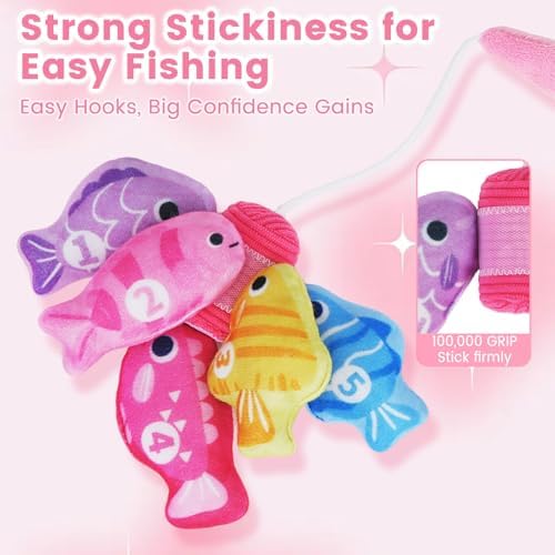 Montessori Toys for 1 Year Old Girl Gifts: Fishing Game with Stacking Cups - Image 5