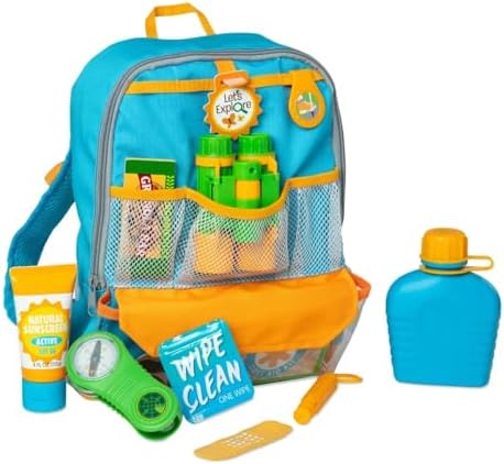 Melissa & Doug 40801 Animals Let's Explore Hiking PlaySet | Pretend Play | 3+ | Gift for Boy or Girl, 40.64 x 31.12 x 8.89 cm by Unknown