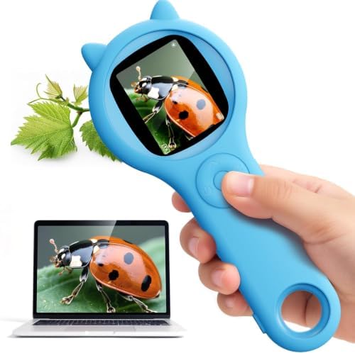 Microscope for Kids, Portable Digital Microscope for Outdoor Exploration by Ashfly