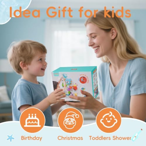 Bath Toys for Kids Ages 4-8 | 27PCS DIY Water Pipe Assembly Kit with Storage Bag | STEM Building Educational Bathtub Toys for Toddler 3-5 | Creative Shower Toy Birthday Gifts for Boys & Girls - Image 7