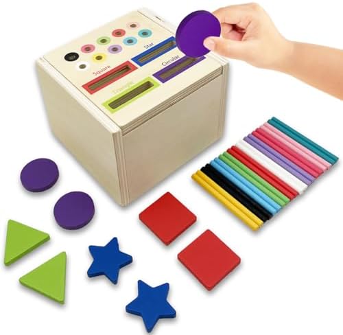 Wooden Montessori Toys for Boys and Girls 2 Years Old by Unknown