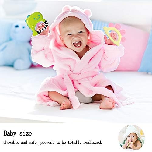 Yiosion Baby Rattles Sets Teether, Shaker, Grab and Spin Rattle, Musical Toy Set, Early Educational Toys Gifts for 3, 6, 9, 12 Month Baby Infant, Newborn - Image 6
