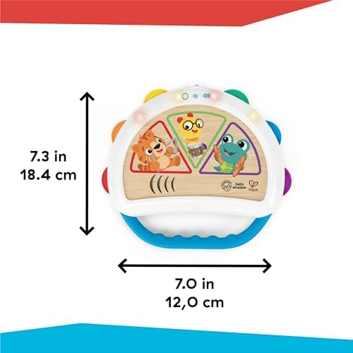 Baby Einstein + Hape Tap & Shake Magic Touch Tambourine, 6-36 Months - Image 6