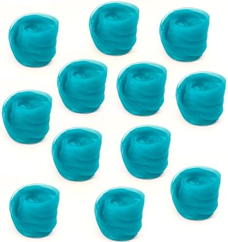 Dance Scarves 12 Pcs Juggling Scarves for Kids Play Silk Scarve for Babies Toddlers Children Movement Learning Education Musical Accessories Colorful Scarfs Magic Tricks Performance (Sky Blue) by Lolakee