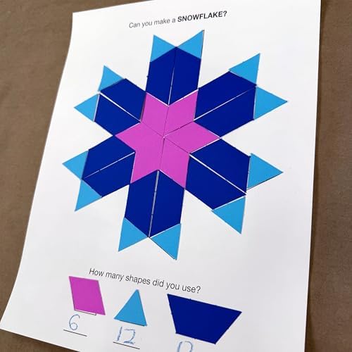 Pattern Block Shapes, Math Manipulatives, 882 Piece - Image 5