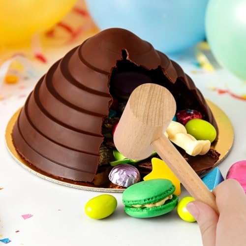 Wooden Mallet Hammering & Pounding Toys Simulation Wooden Mallet Toddler Hammer Portable Mallets - Image 6