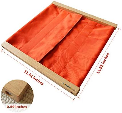 MONTESSORI OUTLET Snapping Frame | Practical Life Skill Tool for Toddlers & Preschoolers | Learn to Snap Clothes, Develop Fine Motor Skills & Independence (Ages 3-6) - Image 5
