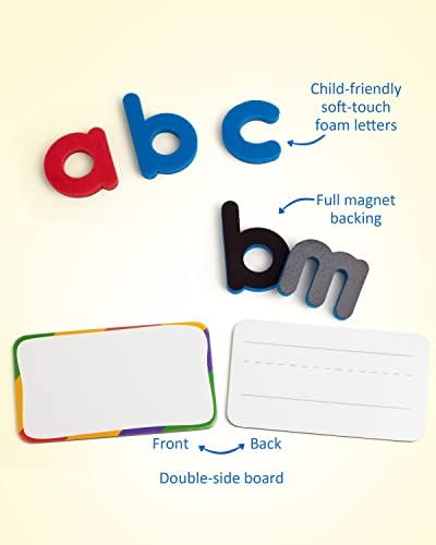 Coogam CVC Sight Words Magnetic Letters Flashcards, Short Vowel Spelling Game, Preschool Kids Learning Supplies, Montessori Educational Writing Reading Toy Gift for 3 4 5 Years Old - Image 6