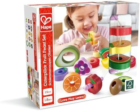 Hape Caterpillar Fruit Feast Playset - Image 6