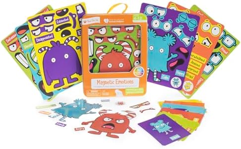 Open The Joy Magnetic Emotions Playset, Learn & Express Feelings, Ages 4+ - Image 2