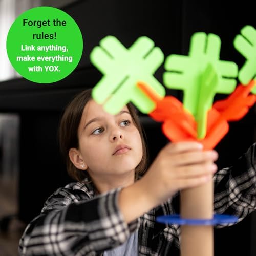 YOX Tops, Creative Educational Building & Construction STEM Toy Set for Kids, Learning Toys for Children Ages 4-10, Boys & Girls Fun Gift, Preschool & Classroom Toys, 17 Parts, Single Pack - Image 5