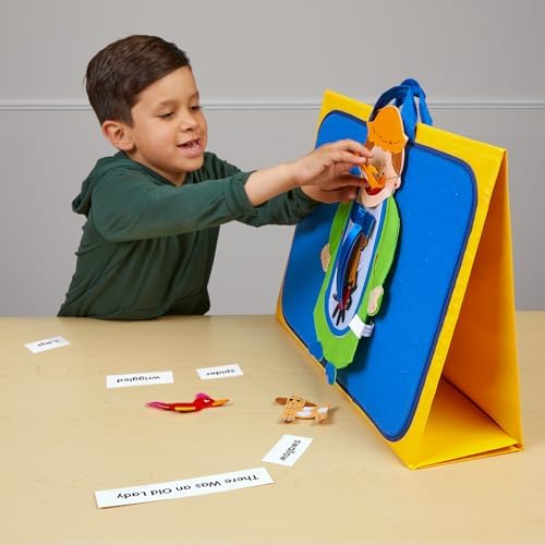 Excellerations There was an Old Lady Felt Story, 10 Pieces, Ages 3+, PreK+ - Image 3