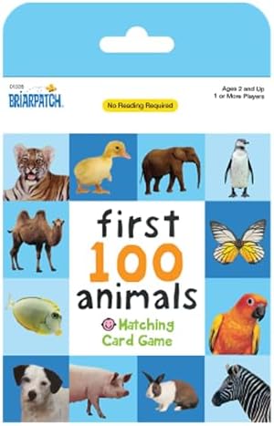 Briarpatch First 100 Animals Matching Card Game for Preschool Kids Ages 2+ - Image 2