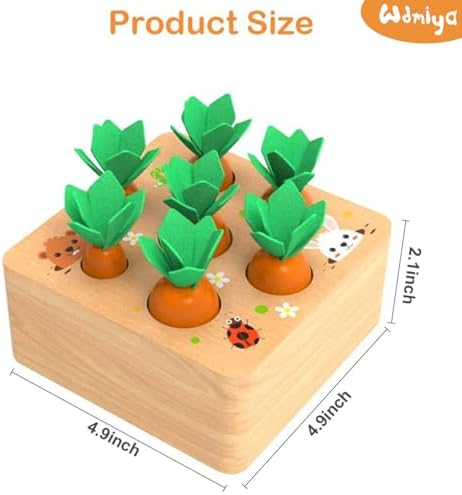 Wdmiya Montessoritoys for 1 Year Old, Wooden Toys Developmental - Image 4